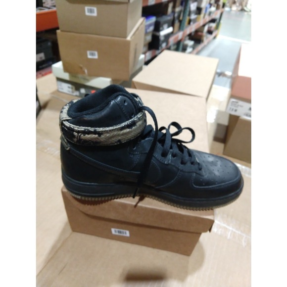 Nike Shoes - Nike Women's Air Force 1 High -Black/Gum/Light Brown- Size: 8